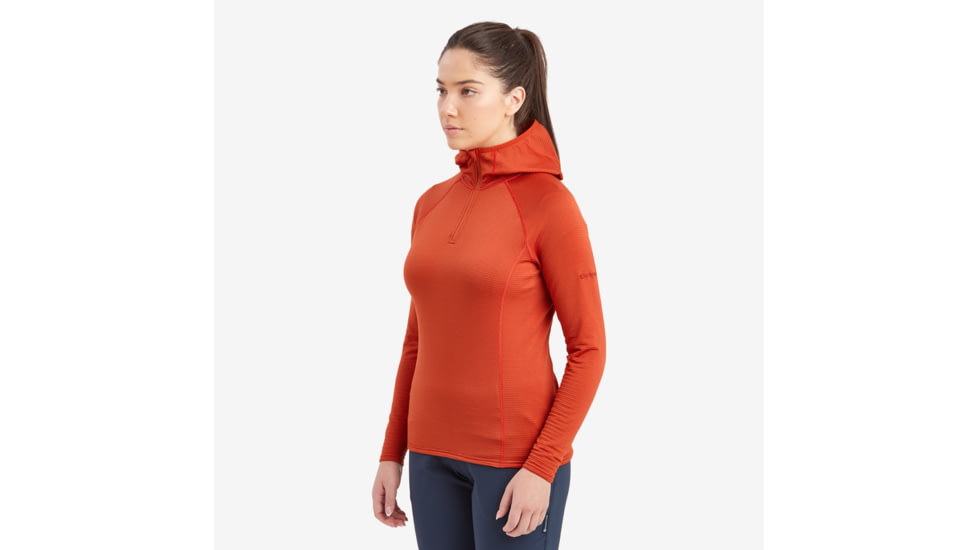 Montane Protium Lite Hoodie - Womens, Safemalefemaleron Red, Extra Large, FPRLHSAFX15