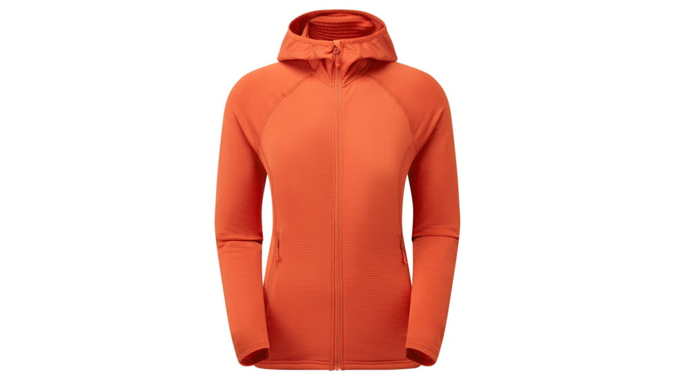 Montane Protium Lite Hoodie - Womens, Saffron Red, Small, FPOLHSAFB17