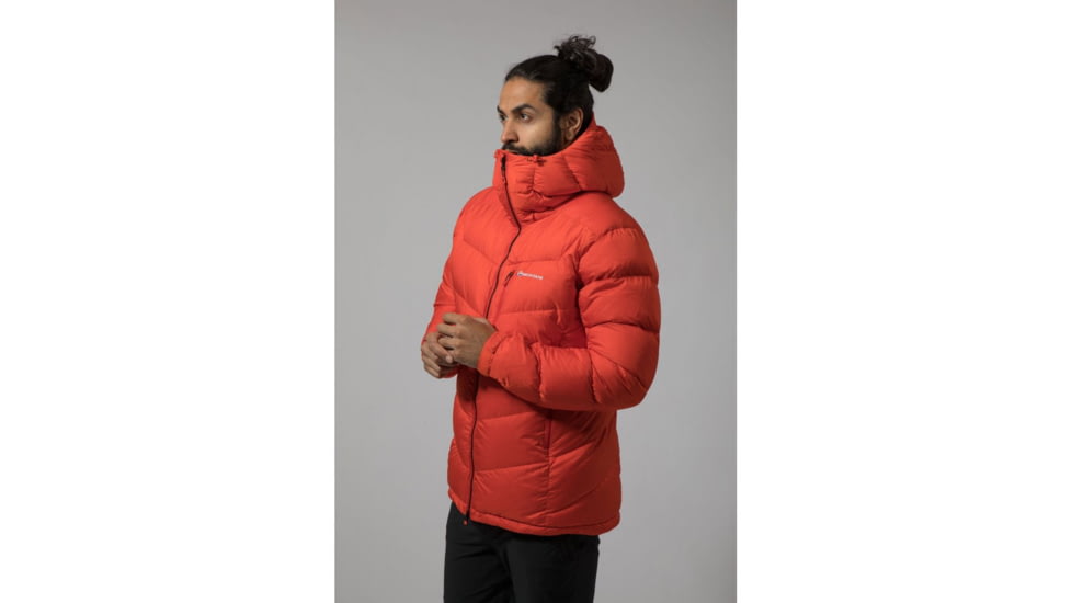 Montane Resolute Down Jacket - Mens, Firefly Orange, Small, MREDJFIRB08