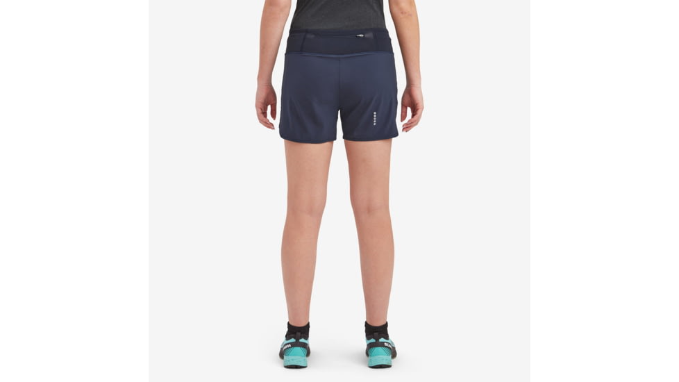Montane Slipstream Twin Skin Trail Running Shorts - Womens, Eclipse Blue, Large, FSTSSECLN15