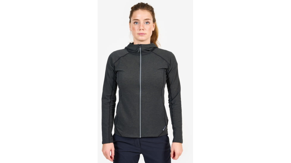 Montane Spinon Hoodie - Womens, Charcoal, Small, FSPHOCHAB13