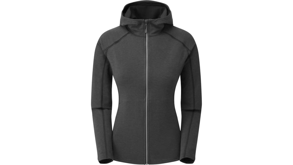 Montane Spinon Hoodie - Womens, Charcoal, Small, FSPHOCHAB13