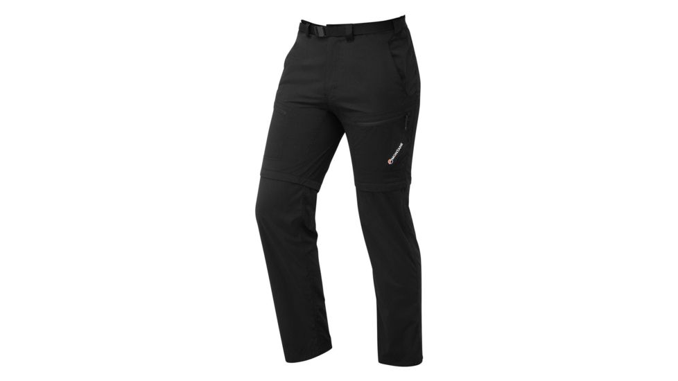 Montane Terra Converts Pants, Regular Leg - Mens, Black, Small, MTCORBLAB07