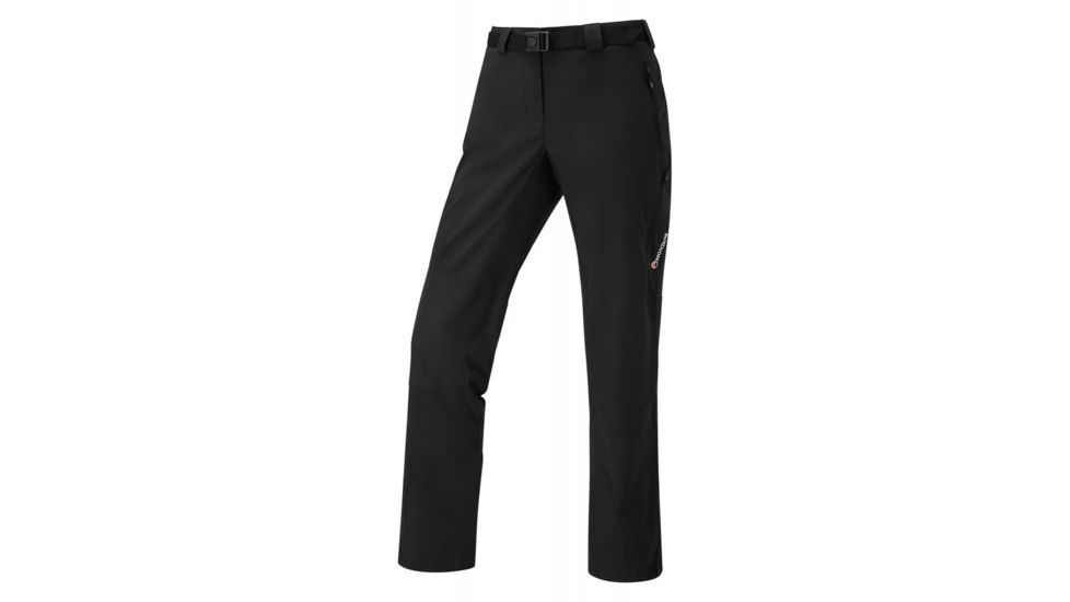 Montane Terra Ridge Mountain Pant, Long Inseam - Womens, Black, Extra Small, FTPALBLAA07