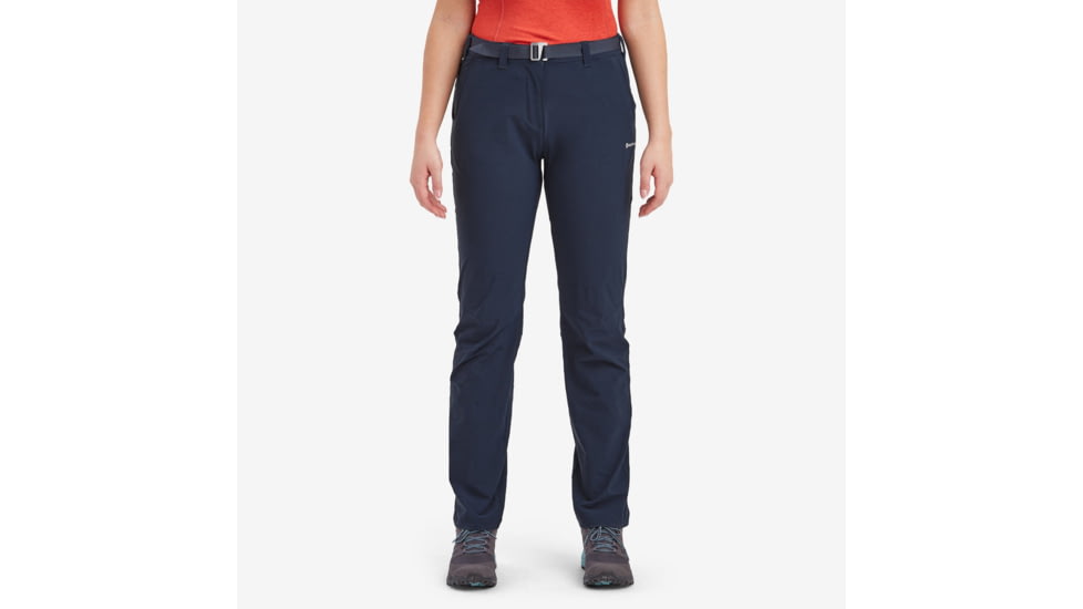 Montane Terra Stretch Lite Trousers - Womens, Regular, Eclipse Blue, Extra Large, FTSLRECLX15