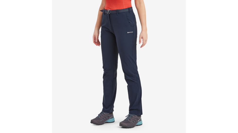 Montane Terra Stretch Lite Trousers - Womens, Regular, Eclipse Blue, Extra Large, FTSLRECLX15
