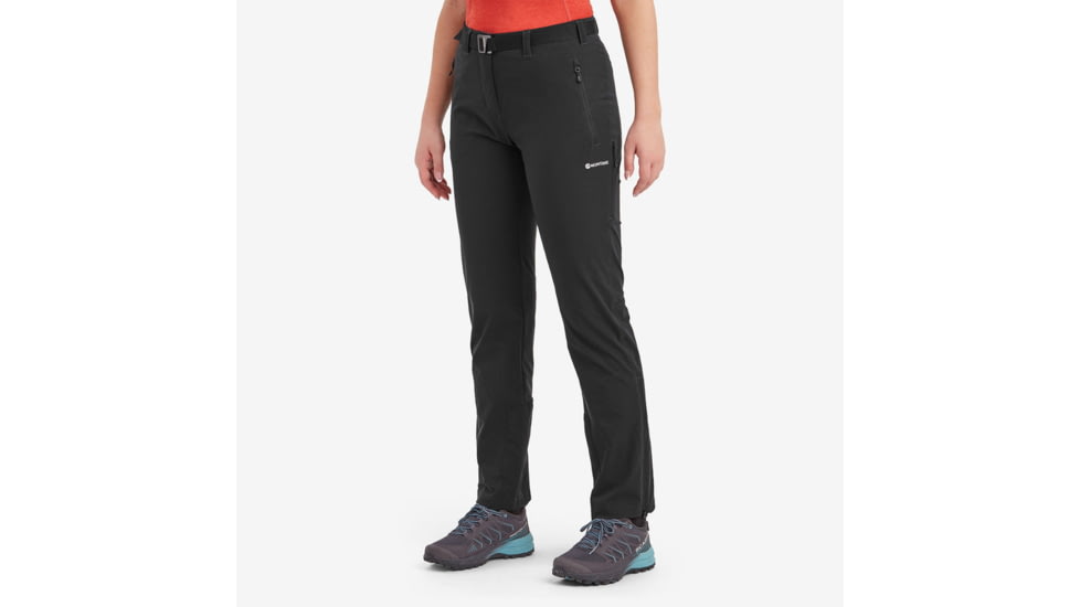 Montane Terra Stretch Pants - Womens, Black, Extra Small, FSTPRBLAA15