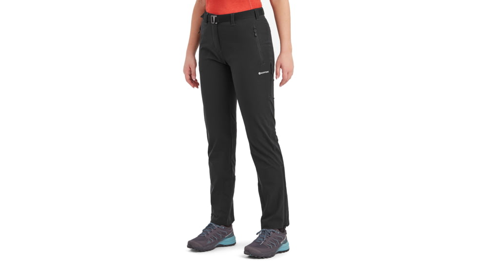 Montane Terra Stretch Pants - Womens, Regular, Black, Medium, FSTPRBLAM15
