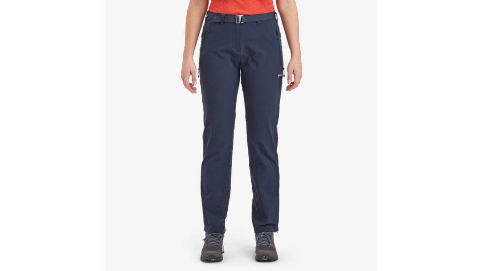 Montane Terra Stretch Pants - Womens, Regular, Eclipse Blue, Extra Large, FSTPRECLX15