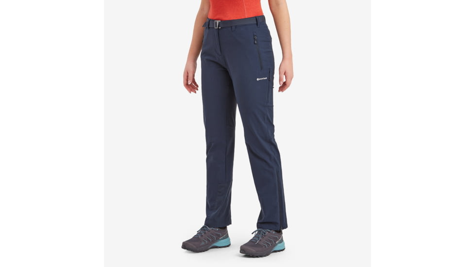 Montane Terra Stretch Pants - Womens, Regular, Eclipse Blue, Extra Large, FSTPRECLX15