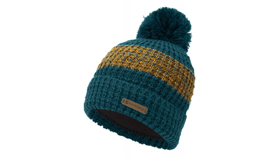Montane Top Out Bobble Beanie, Narwhal Blue, ONE SIZE, HTOBBNARO6