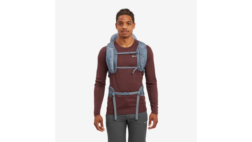 Montane Trailblazer 32L Daypack, Stone Blue, One Size, PTZ32STBO17