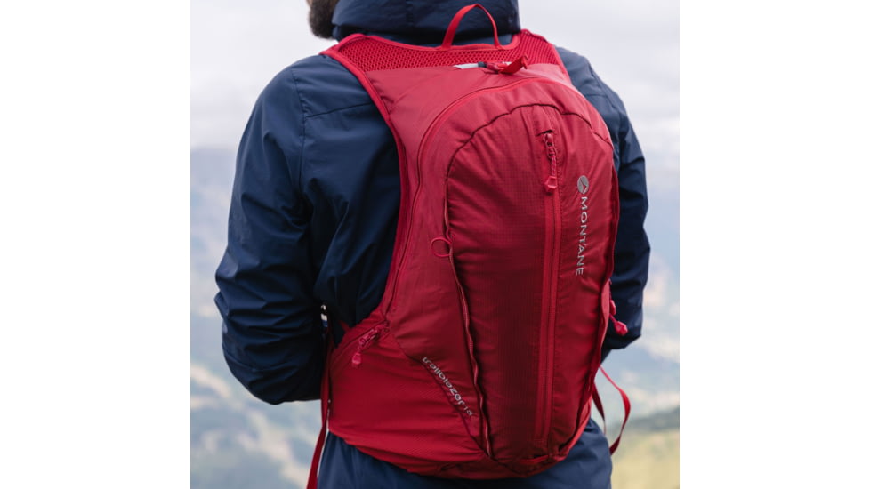 Montane Trailblazer Day Pack, 18 L, Acer Red, One Size, PTB18ACRO15