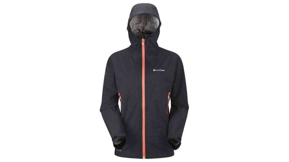 Montane Trailblazer Stretch Jacket - Women's -Black/Alpenglow-X-Small