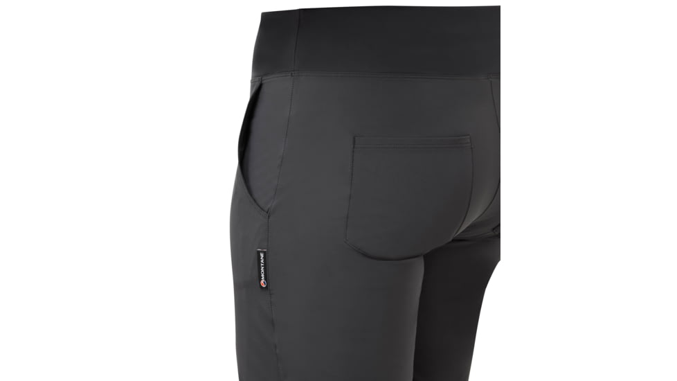 Montane Tucana Mission Pants, Regular Inseam - Womens, Black, UK8/EUR34/US4/XS, FTUMRBLAA12