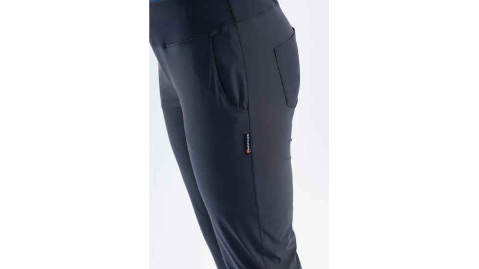Montane Tucana Mission Pants, Regular Inseam - Womens, Black, UK8/EUR34/US4/XS, FTUMRBLAA12