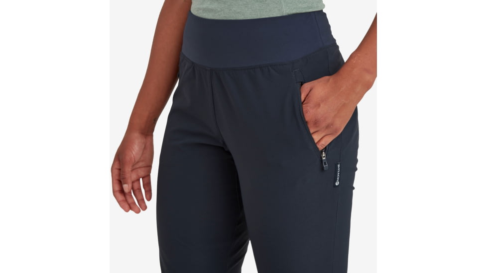 Montane Tucana Mission Pants, Regular Inseam - Womens, Eclipse Blue, UK8/EUR34/US4/XS, FTUMRECLA14