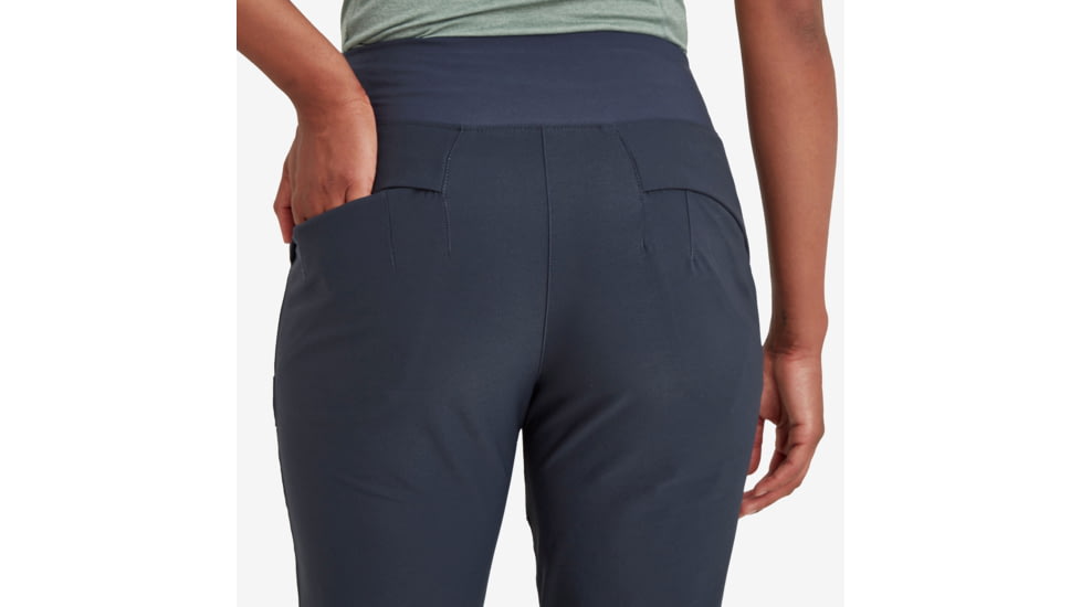 Montane Tucana Mission Pants, Regular Inseam - Womens, Eclipse Blue, UK8/EUR34/US4/XS, FTUMRECLA14