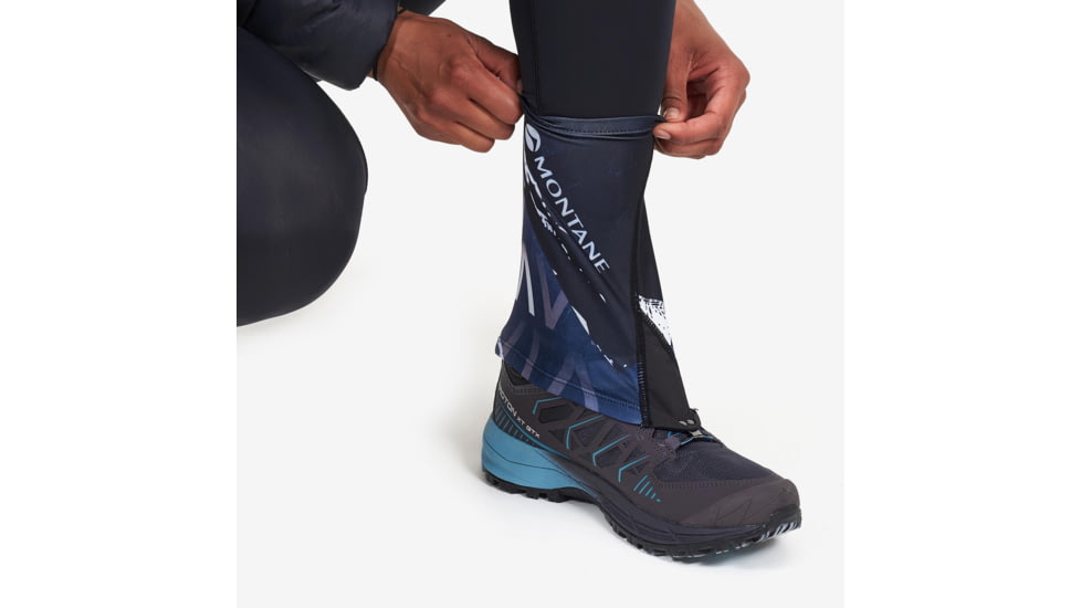 Montane Via Sock-It Gaiter, Black, Medium/Large, ASIGABLAM12