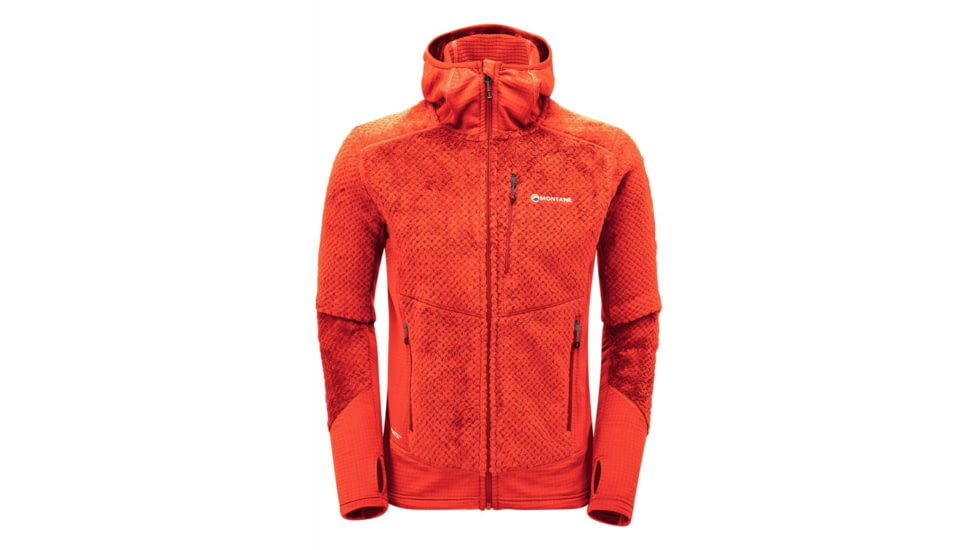 Montane Wolf Hoodie - Men's, Small, Firefly Orange, MWOHOFIRB6
