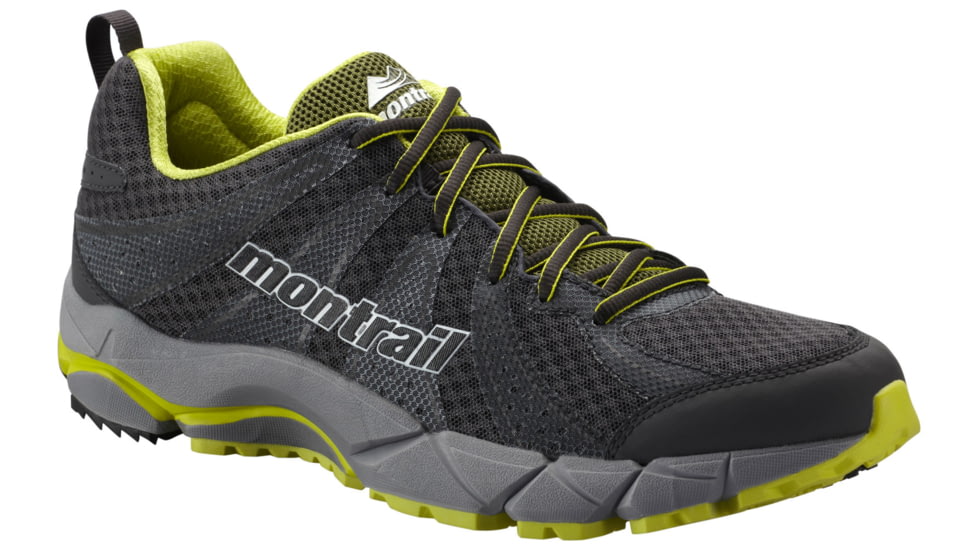 Montrail Fluidfeel II Trail Running Shoe - Men's-Grill/White-Medium-11.5 US