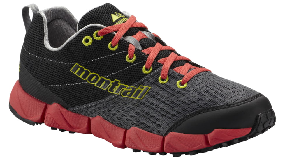 Montrail Fluidflex II Trail Running Shoe - Women's-Grill/Chartreuse-Medium-7 US