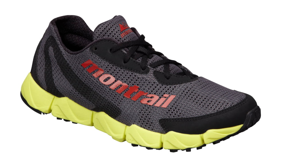Montrail Fluidflex Shoe - Men's-8 US-Coal/Sail Red
