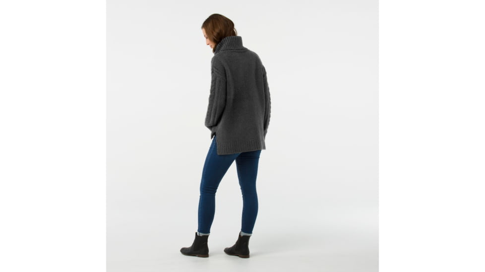 Smartwool Moon Ridge Boyfriend Sweater-Women's, Charcoal, Medium, SW000337003-M