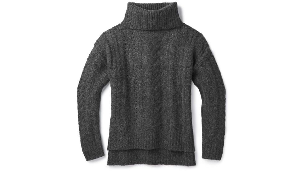 Smartwool Moon Ridge Boyfriend Sweater-Women's, Charcoal, Medium, SW000337003-M