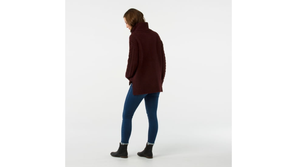 Smartwool Moon Ridge Boyfriend Sweater-Women's, Fig, Medium, SW000337A13-M