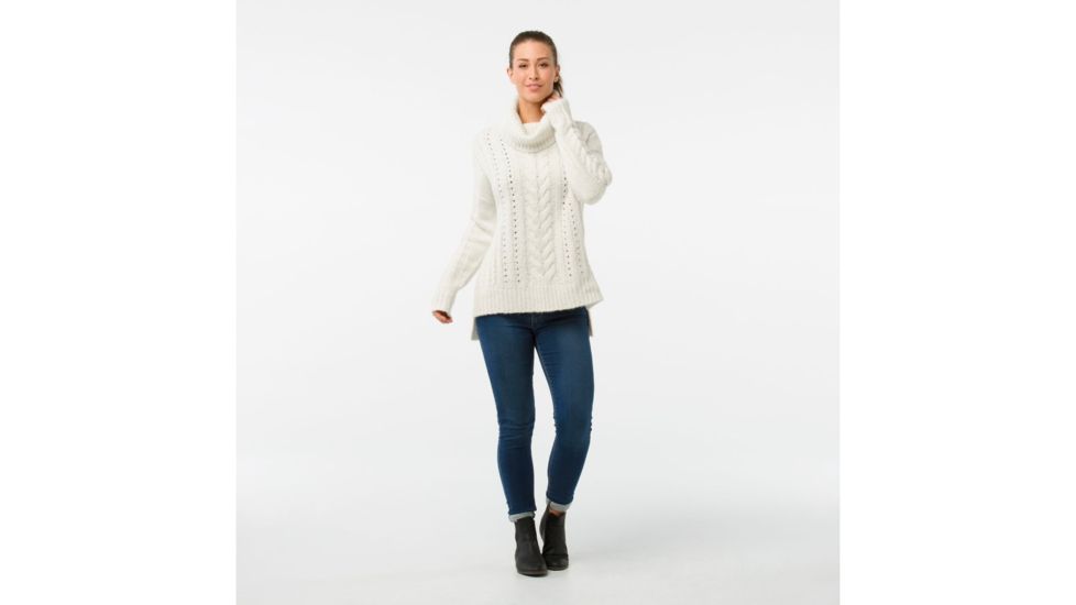 Smartwool Moon Ridge Boyfriend Sweater-Women's, Ivory, Extra Small, SW000337B18-XS