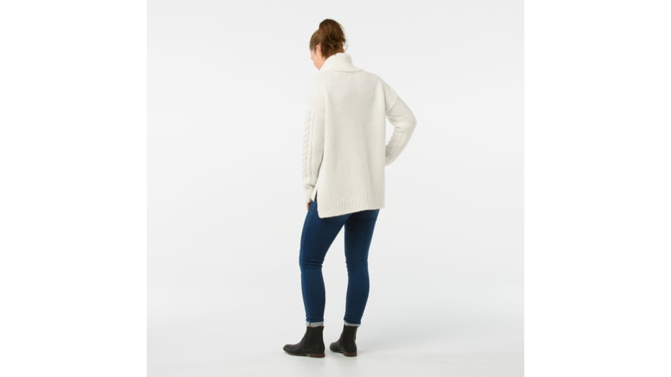 Smartwool Moon Ridge Boyfriend Sweater-Women's, Ivory, Extra Small, SW000337B18-XS