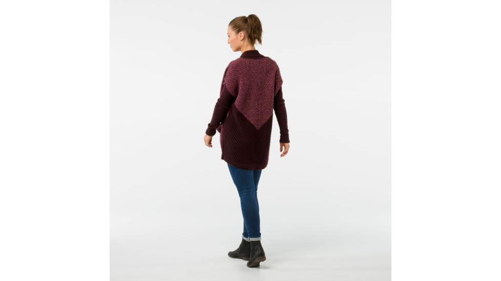 Smartwool Moon Ridge Sweater Wrap-Women's, Fig, Extra Small, SW000314A13-XS
