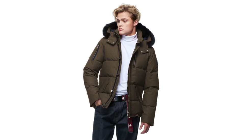 Moose Knuckles 3Q Jacket Men's, Army / Black Fur, XS, MK2228M3Q-775-XS