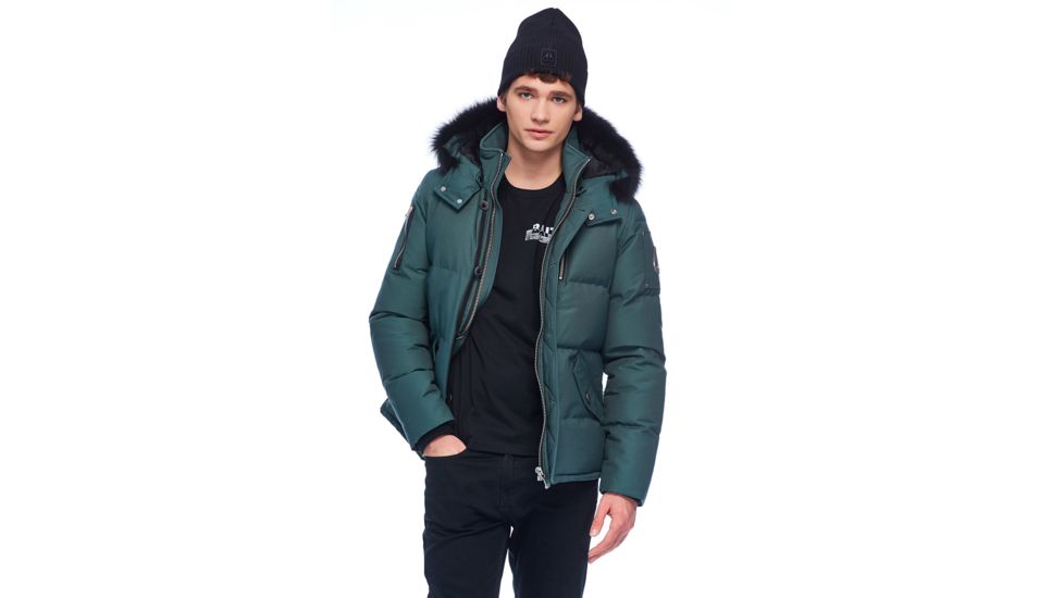 Moose Knuckles 3Q Jacket Men's, Oceanic / Black Fur, L, MK2228M3Q-524-L