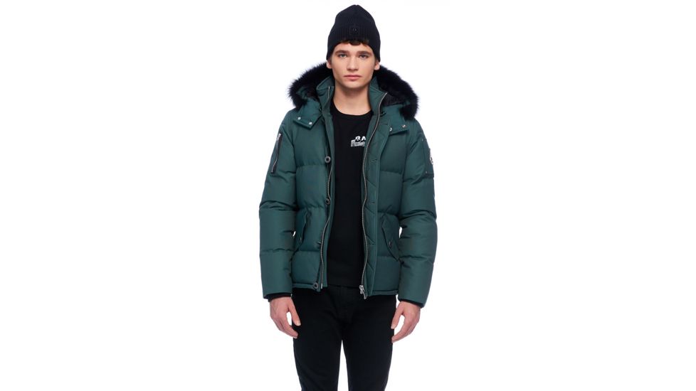 Moose Knuckles 3Q Jacket Men's, Oceanic / Black Fur, M, MK2228M3Q-524-M