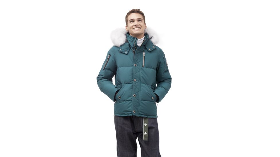 Moose Knuckles 3Q Jacket - Mens, Green Ash/Natural Fox, Small, MK2228-M3Q-741-S