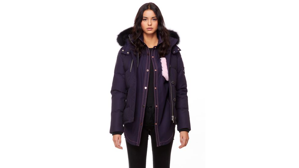 Moose Knuckles 3Q Jacket Women's, Abyss / Black Fur, M, MK2229L3Q-523-M