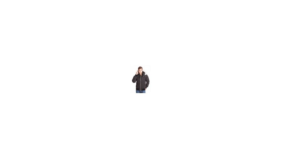 Moose Knuckles Ballistic Bomber - Men's, Navy/Black Fur, Medium, 241630