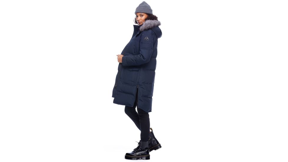 Moose Knuckles Causapcal Parka, True Navy / Frost, XS, M39LJ211-463-XS