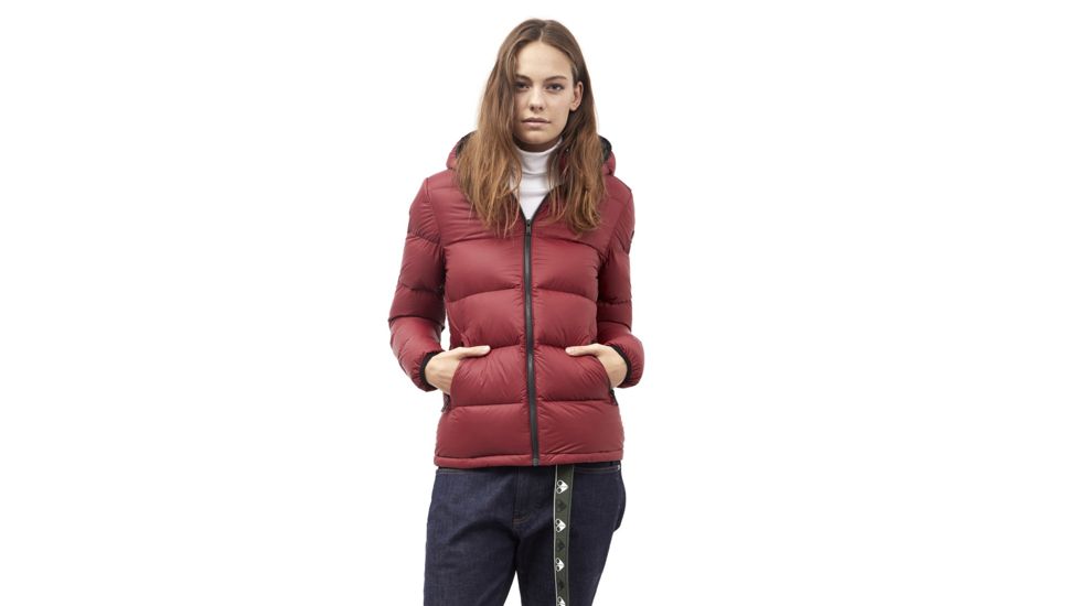 Moose Knuckles Govan Puffer Down Jacket - Womens, Red Rock, Small, MK7537-LFJ-376-S