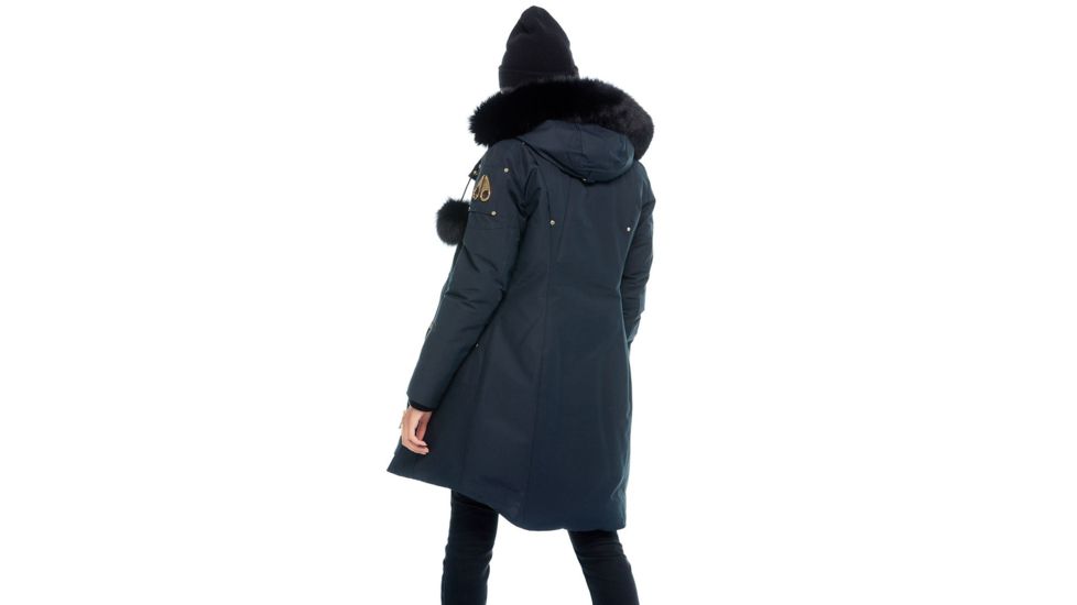 Moose Knuckles Grand Metis Parka, Navy / Black Fur, XS, M39LP203G-402-XS
