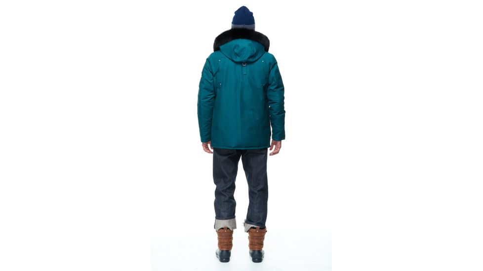 Moose Knuckles Pearson Down Jacket - Mens, Green Ash/Black Fox, Small, MK8507-MJ-740-S