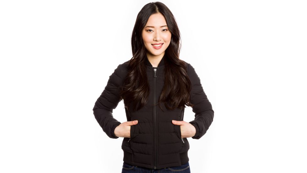Rosedale Bomber Jacket - Womens-Black-Small