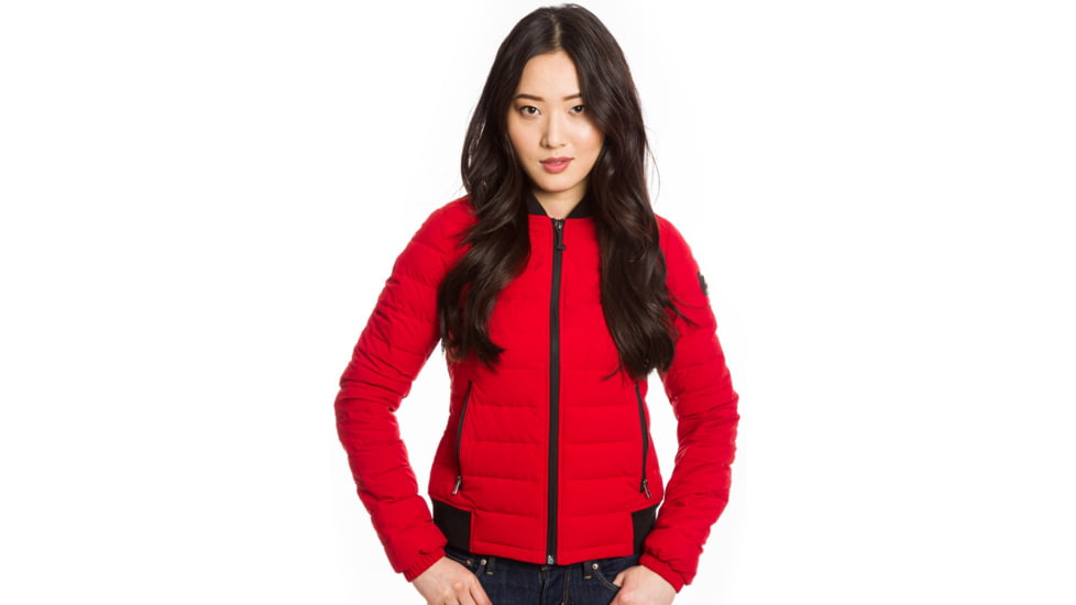 Rosedale Bomber Jacket - Womens-Red-Medium