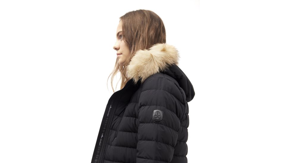 Moose Knuckles Roselawn Jacket, Black / Crystal Fox, L, MK8517LFFH-292-L