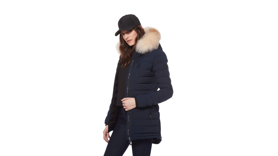 Moose Knuckles Roselawn Jacket, Navy / Crystal Fox, L, MK8517LFFH-833-L
