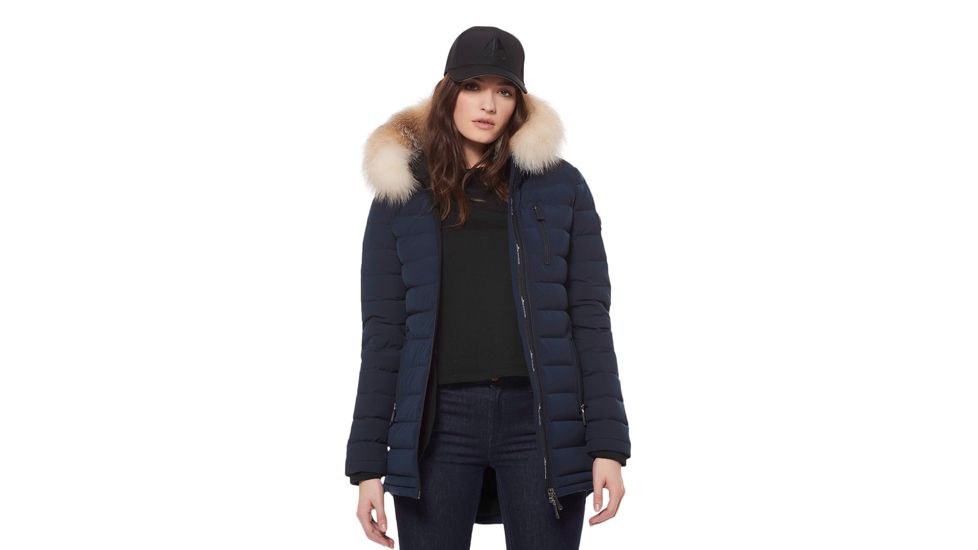 Moose Knuckles Roselawn Jacket, Navy / Crystal Fox, M, MK8517LFFH-833-M