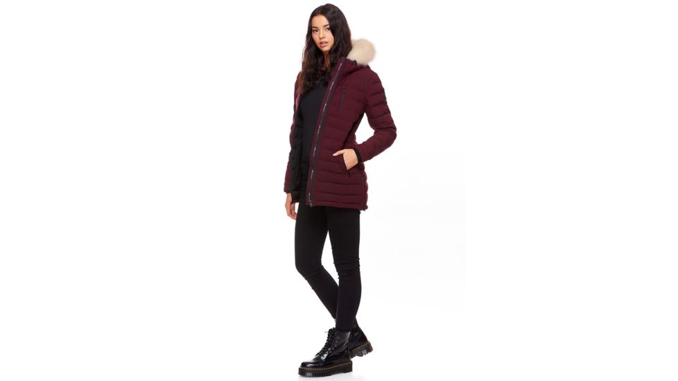 Moose Knuckles Roselawn Jacket, Port / Crystal Fox, S, MK8517LFFH-574-S