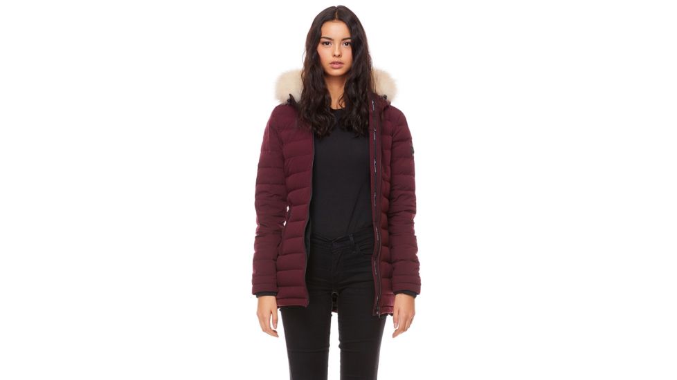 Moose Knuckles Roselawn Jacket, Port / Crystal Fox, S, MK8517LFFH-574-S